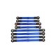 Spurstangen-Set 6061-T6 Aluminium blau