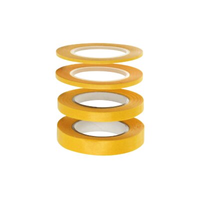 Abklebeband Sortiment (je 1x 1,2,3,6 mm)