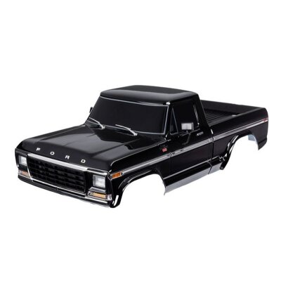 Karosserie 1979 Ford F-150 schwarz mit Anbauteilen