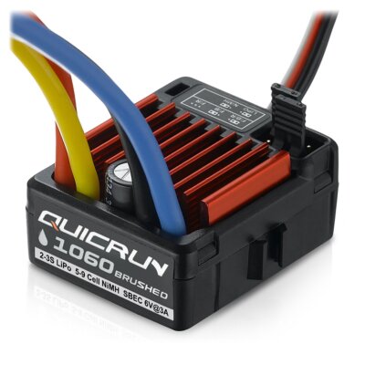 Hobbywing QuicRun 1060 Brushed Regler T-Stecker 60A für 1:10