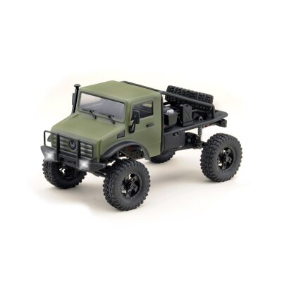 1:18 Green Power Elektro Modellauto RC Micro PRO Crawler "Trail Hunter Matt Army Green" 4WD RTR