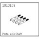 Portal axle Shaft Set Micro PRO Crawler 1:18