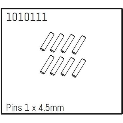 1 x 4.5mm PIn (8 pcs.) Micro PRO Crawler 1:18