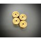 Optional Brass Wheel Hex Hubs 11g Micro PRO Crawler 1:18 (4 pcs)