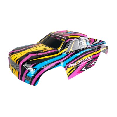 Karosserie MT Hyper Go pink/gelb/schwarz