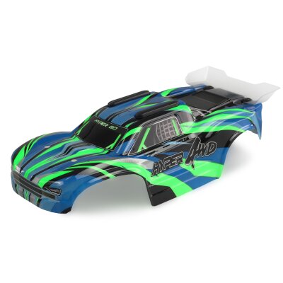 Karosserie Truggy Hyper Go blau/grün