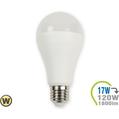 E27 LED Lampe 17W A65  Warmweiß