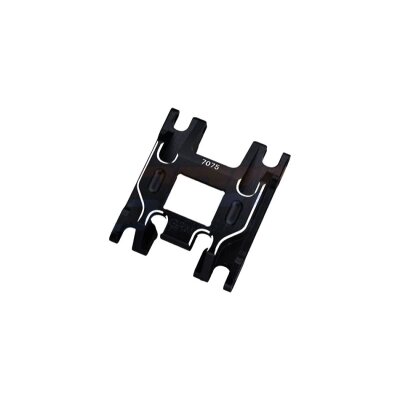 Bodenplatte Chassis 7075-T6 Aluminium schwarz