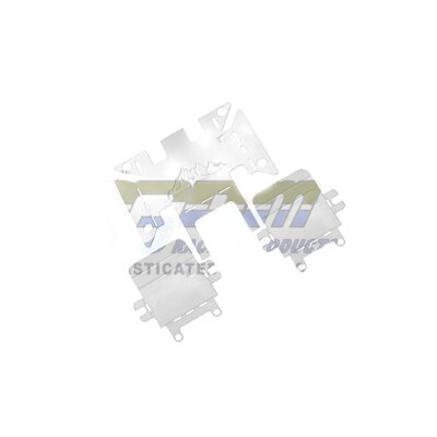 Universal Schutzplatten Metall silber