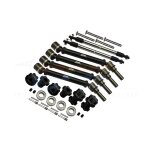 Stahl+Alu CVD Set v/h schwarz +20mm...