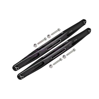 Aluminium Lenkslenker eloxiert unten hinten schwarz