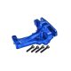 Bulkhead 7075-T6 Aluminium vorne blau
