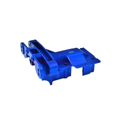 Bulkhead 7075-T6 Aluminium hinten blau