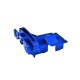 Bulkhead 7075-T6 Aluminium hinten blau