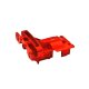 Bulkhead 7075-T6 Aluminium hinten orange