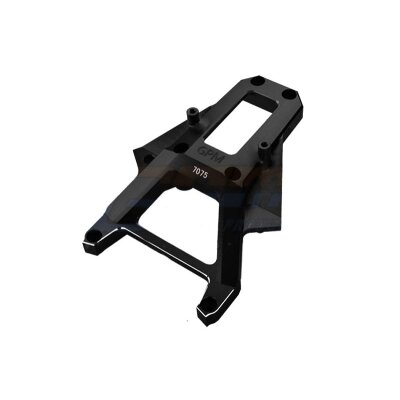 Bulkhead Cover-Set vorne 6061-T6 Aluminium schwarz