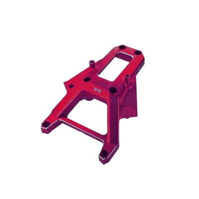 Bulkhead Cover-Set vorne 6061-T6 Aluminium rot