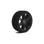 Moosgummi-Reifen Double C. auf Felgen Carbon vorne 66mm...