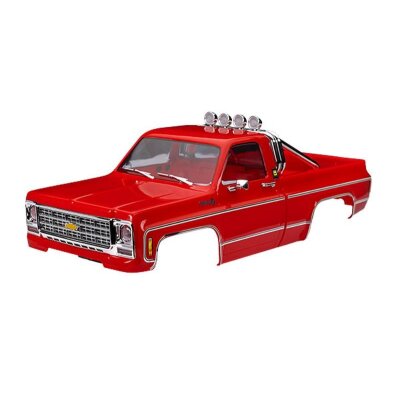 Karosserie TRX-4M High Trail Chevy K10 rot komplett