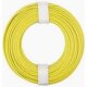 Litze / Schaltlitze Kabel gelb, 24 x 0,1mm (10m)