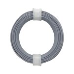 Litze / Schaltlitze Kabel grau, 24 x 0,1mm (10m)
