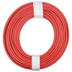 Litze / Schaltlitze Kabel rot, 24 x 0,1mm (10m)