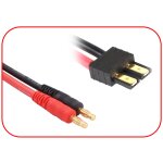 Ladekabel 4mm Goldkontaktstecker passend f. Traxxas 300mm