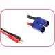 Ladekabel 4mm Goldkontaktstecker - EC5 300mm