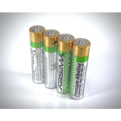 AAA/Micro Premium Alkaline Batterien 1.5V (4er-Pack)