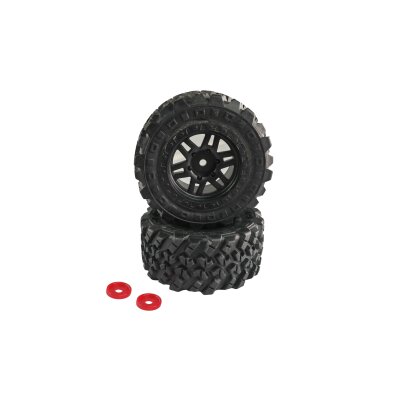 Kompletträder Hyper Go 1:14 Sandbuggy, 2 Stück