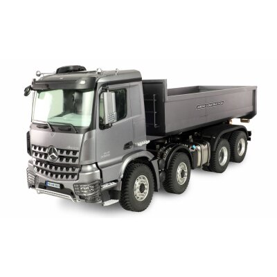 Mercedes-Benz Arocs Hydraulik Abrollkipper Pro 8x8 1:14 RTR grau