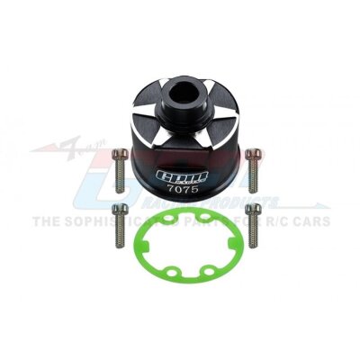 Aluminium Differential Gehäuse v/h schwarz