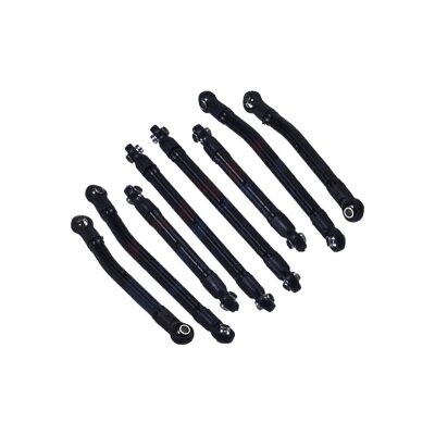 Einstellbarer Long Arm Lift Link-Set 6061-T6 Alu schwarz