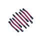 Einstellbarer Long Arm Lift Link-Set 6061-T6 Alu rot