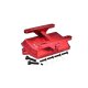 Empfängerboxabdeckung 7075-T6 Alu mit Elektrikhalter rot