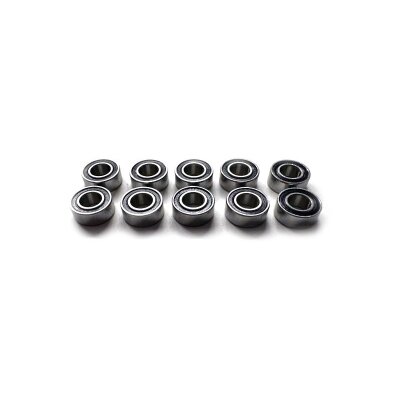 Kugellager 5x10x4, rostfrei, geölt, Gummi Dichtung (10)
