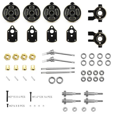 Portal-Achsen Umbausatz TRX-4M Messing