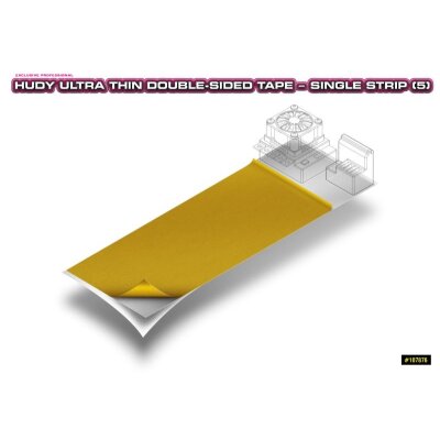 Ultra dünnes Doppelseitige Klebebandstreifen (5)