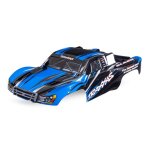 Karosserie Slash 4x4 blau mit Aufkleber & Clipless