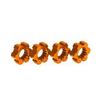 Radmitnehmer Aluminium orange (4)