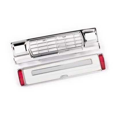 Kühlergrill/Heckklappen-Panel weiß