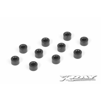 Xray Alu Shimscheiben 3 x 6 x 4.0mm - schwarz (10)
