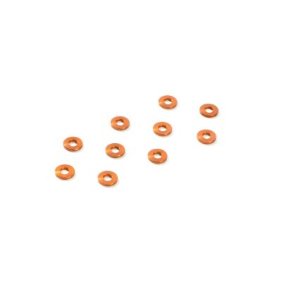 Xray Alu Schimscheiben 3 x 7 x 1.0mm - orange (10)