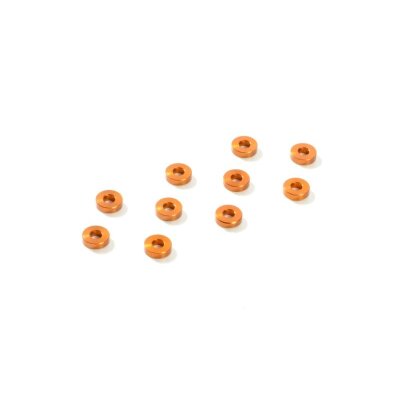 Xray Alu Schimscheiben  3 x 7 x 2.0mm - orange (10)