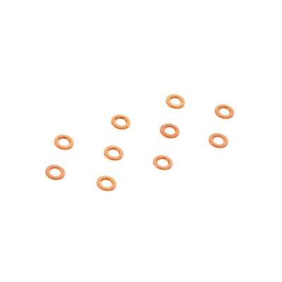 Xray Unterlegscheibe 3mm x 5mm x 0,5mm, Alu (10) Orange