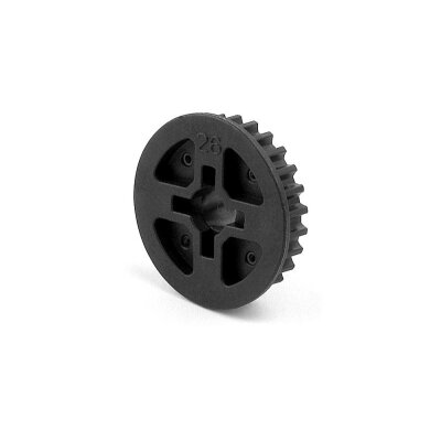 Riemenrad 26Z (für Mittelwelle, seitlich), Kunstst