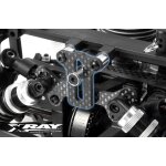 Halter für Brücke hinten mitte Kohlefaser