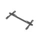 X123 GRAPHITE REAR BRACE 2.5MM