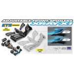 X1 Spoiler vorne einstellbar schwarz - ETS Approved