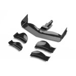 X1 Spoiler vorne einstellbar schwarz - Flat Design